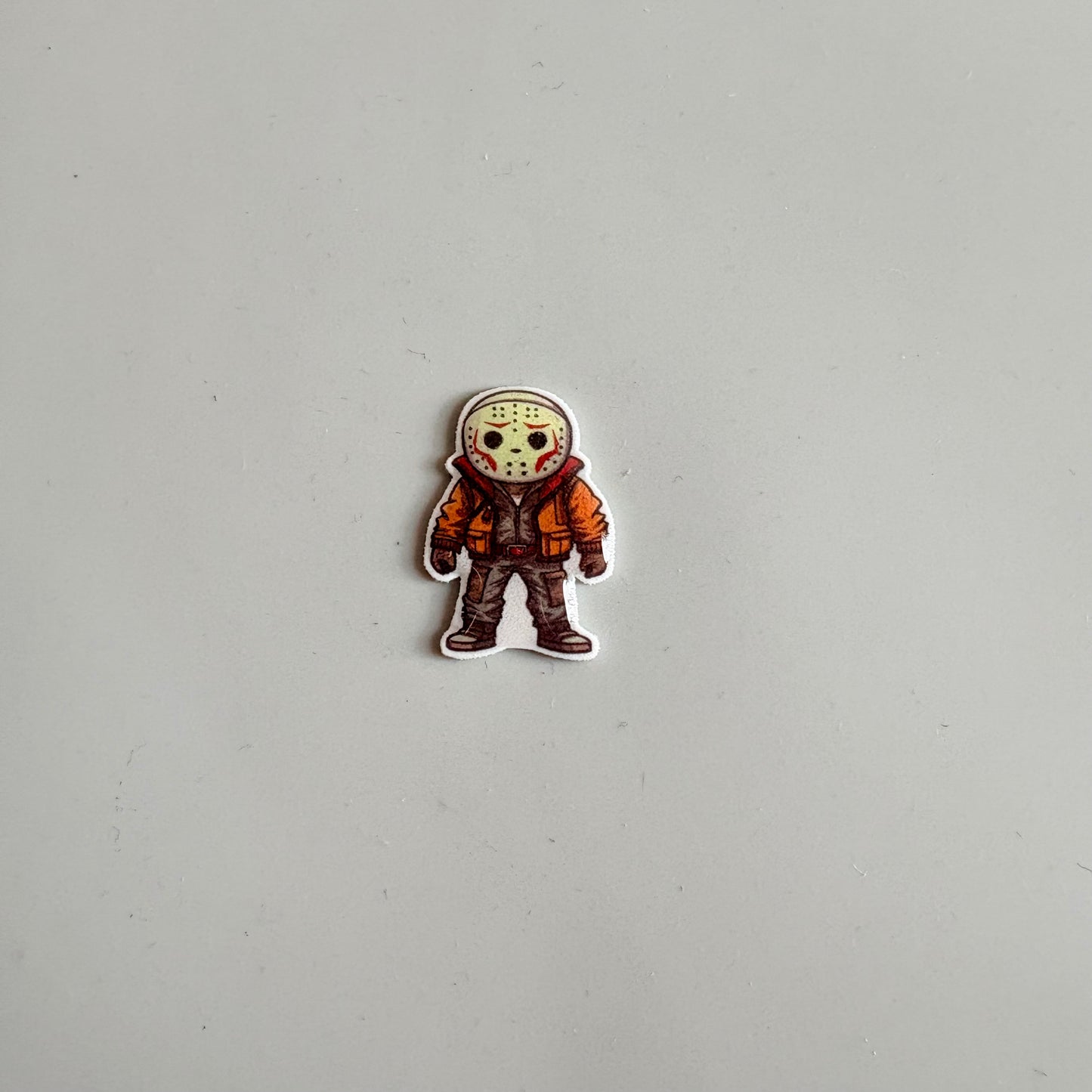 Jason Voorhees Friday the 13th Pin Badge OR Croc Charm