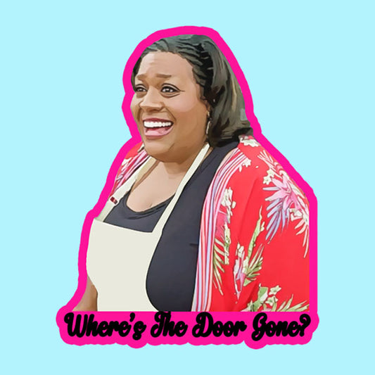 Where's The Door Gone? Alison Hammon Great British Bake Off (GBBO)