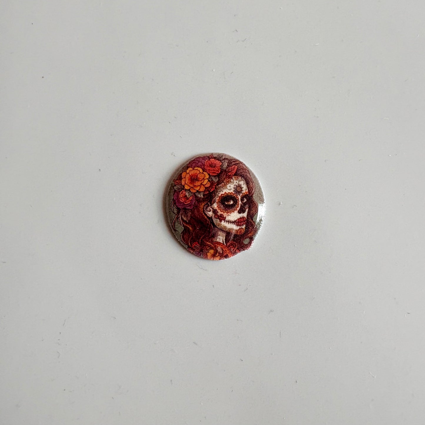 Halloween Woman Pin Badge OR Croc Charm
