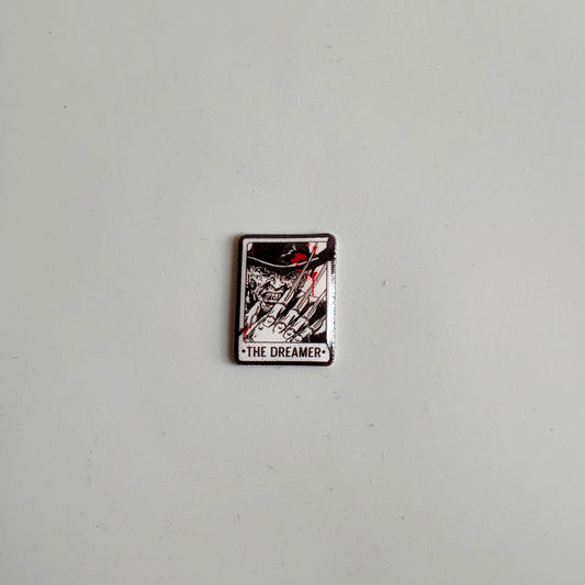Freddy Krueger The Dreamer Tarot Card Pin Badge OR Croc Charm