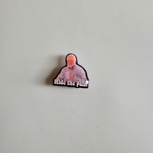Hide The Pain Harold Croc Charm