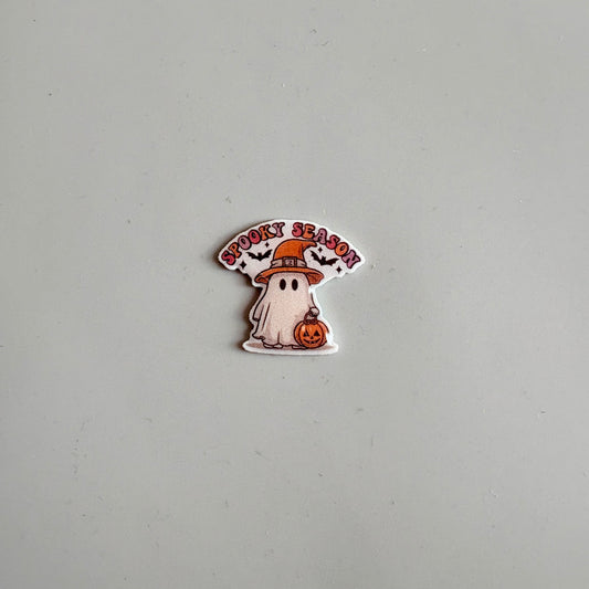 Spooky Season Pin Badge OR Croc Charm