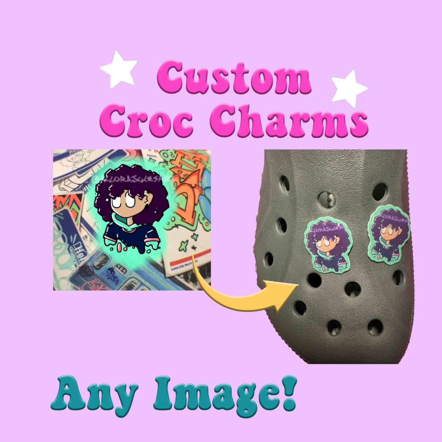 Custom Clog Charms - all images/ideas/designs - customisable