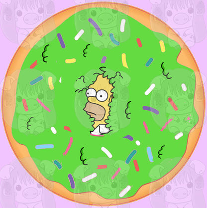 Homer Bushes Meme X Simpsons Donut Inspired