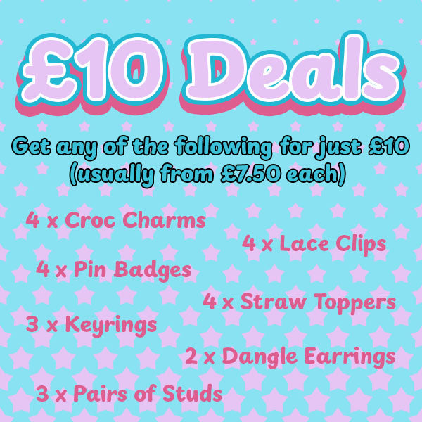 Tenner Deals - 4 Custom Products for £10
